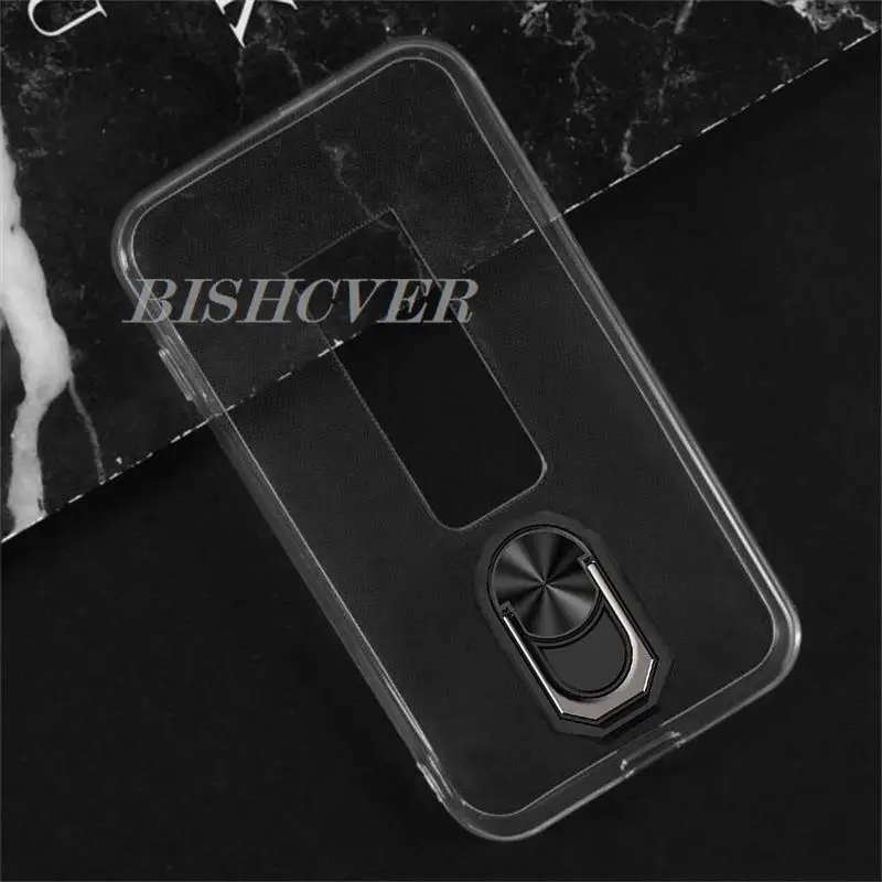 For Samsung Galaxy 5G Mobile Wifi SCR01 Back Ring Holder Bracket Phone Case Smartphone TPU Soft Silicone Cover