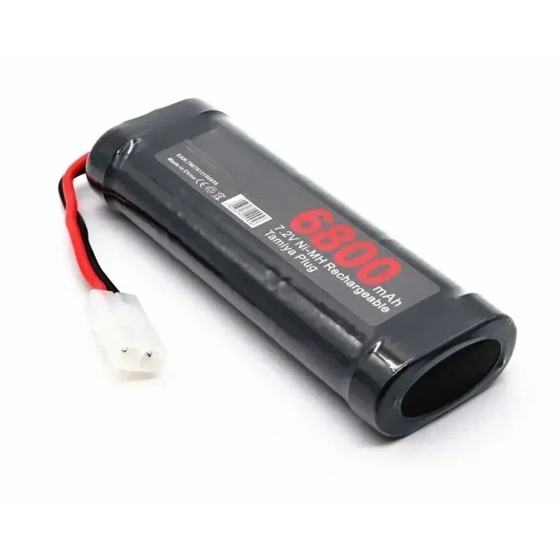 SC6800 Ni-MH Rechargeable Battery Pack 7.2V 6800mAh with Tamiya Plug for RC Car Truck Buggy Boat Tank RC Model