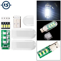 DIY Electronic Kit USB Light Portable LED Mini Night Lamp Component Welding Soldering Project Practice Suite