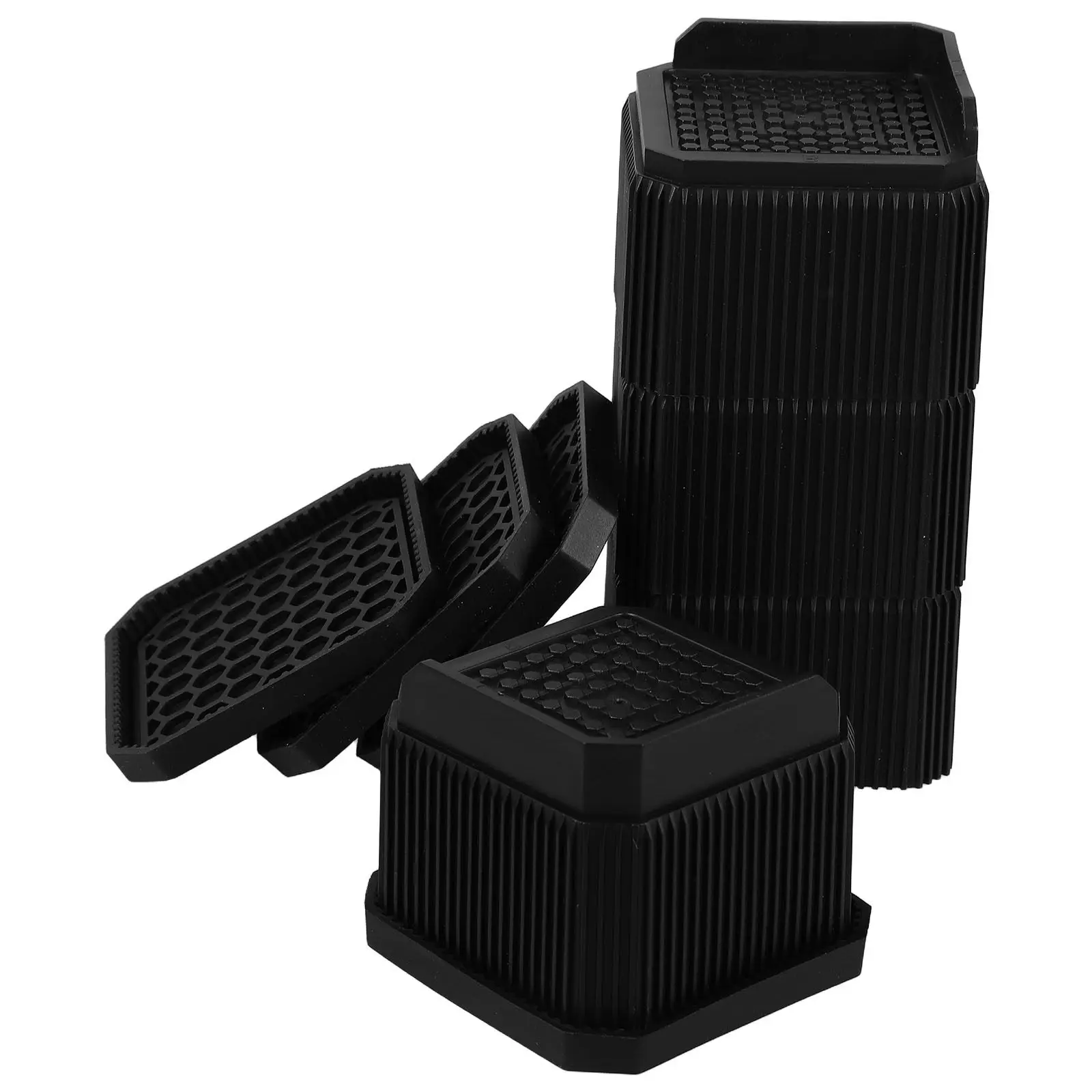 4 blocs inclinables pour tapis de marche 3x2,7x2, rehausseurs antidérapants pour tapis roulant, blocs de nivellement réglables pour fitness