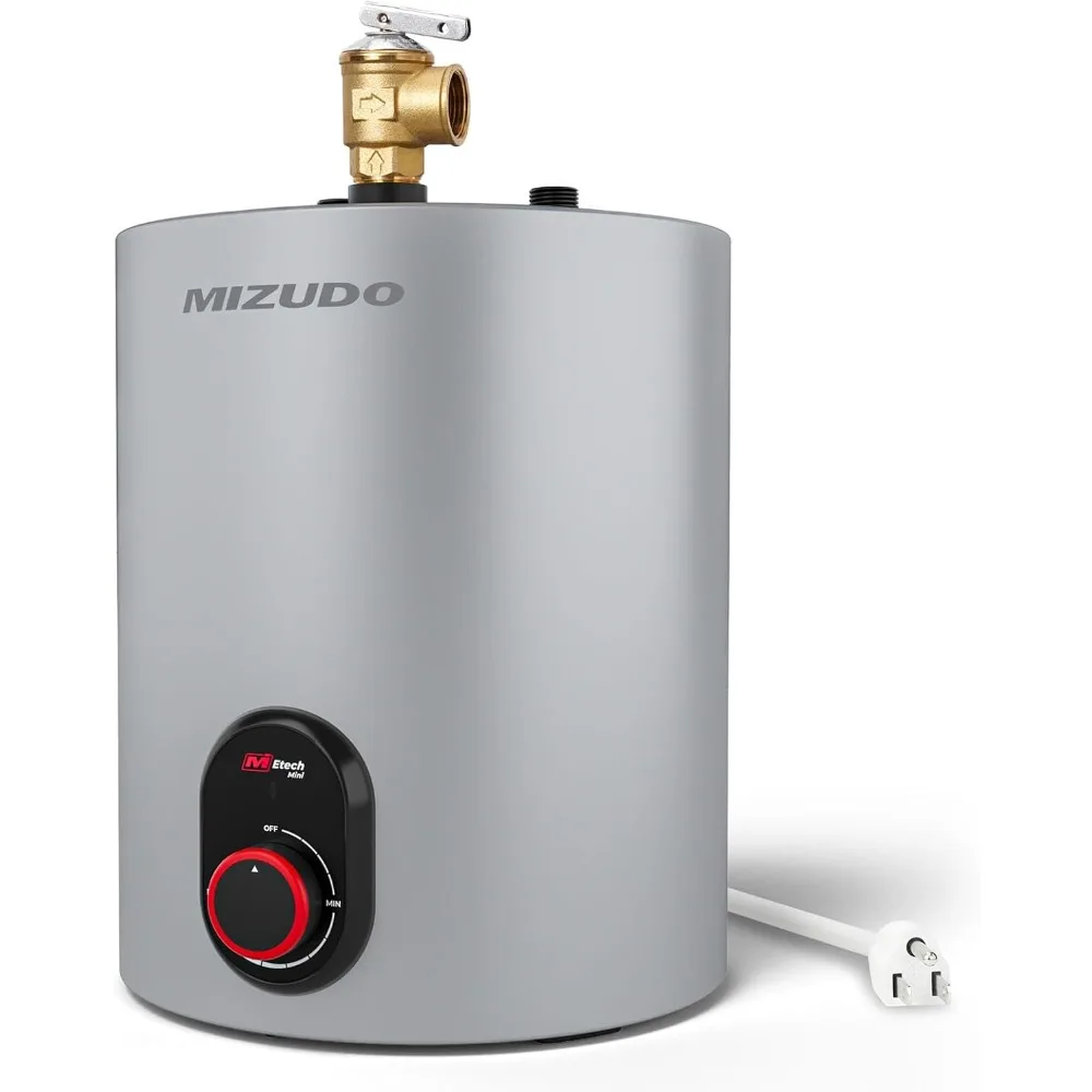 Electric Mini Tank Water Heater, 1.5 Gallon Compact Storage Small Hot Water Heater Electric, 120V Point of Use On Demand