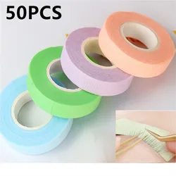 10/20/50PCS Random Color Wholesale Eyelash Extension Tape Under Eye Patches Micropore Tape Lashes Tape Sensitive Skin Using