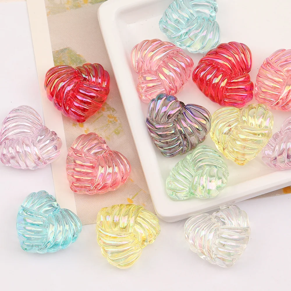 

Cordial Design 100Pcs 20*22MM Hand Made/Acrylic Bead/Heart Shape/DIY Bead Manufacture/Loose Beads/Jewelry Findings & Components