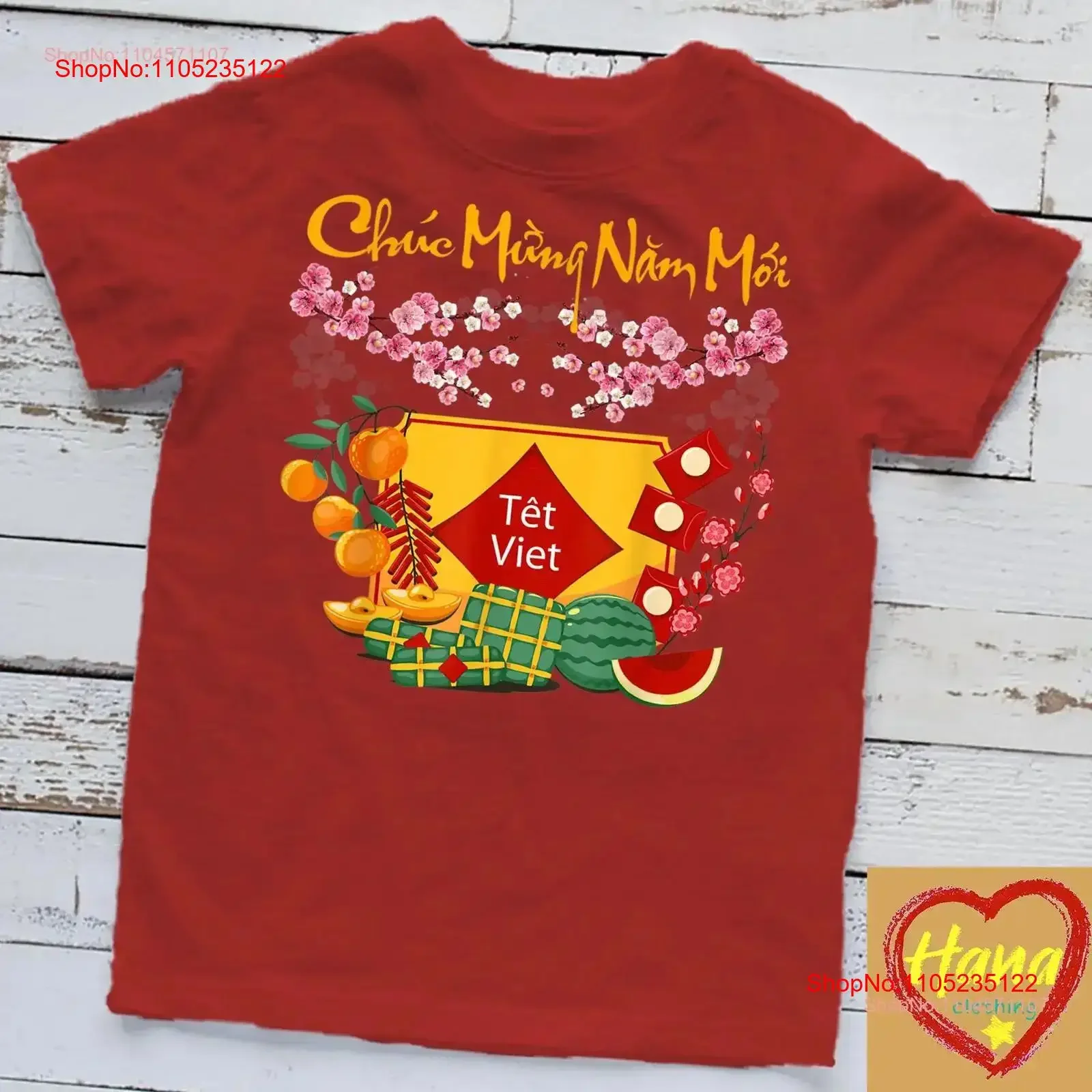 

Vietnamese Lunar New Year Tet 2025 Decoration Li Xi T Shirt vintage Washed homme Versatile Stylish Soft Comfortable fashion