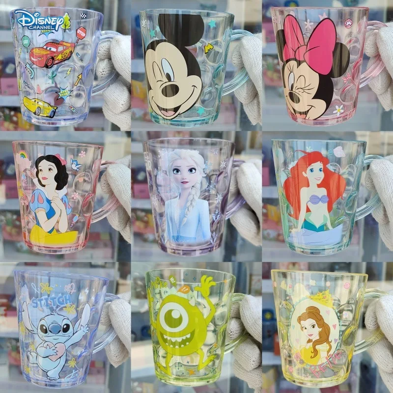 Disney Stitch Mickey Mouse Mickey Minnie Mouthwash Mug Multifunctional Frozen Crystal Mug Elsa Drinking Mug Children's Gifts