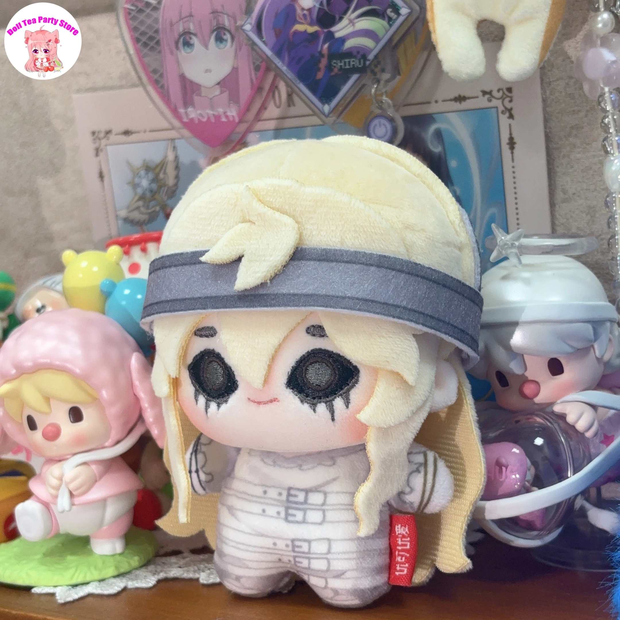 Galatea escultor identidade série v periféricos 10cm boneca de algodão anime pelúcia estrela do mar corpo bonecas pingente jogo brinquedos presente