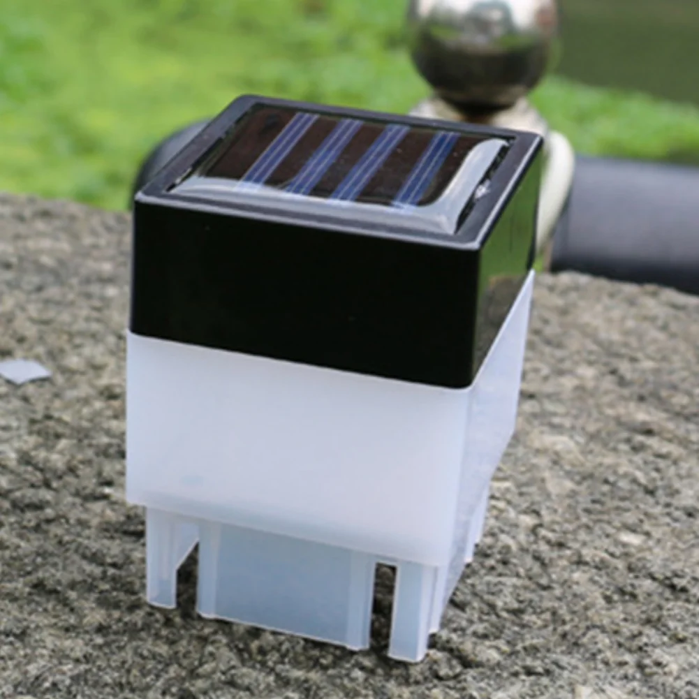 

Солнечная стойка, современная палубная лампа для забора, автоматическое включение/выключение, квадратная колонна, светильник для забора, столб, лампа для наружного сада, патио