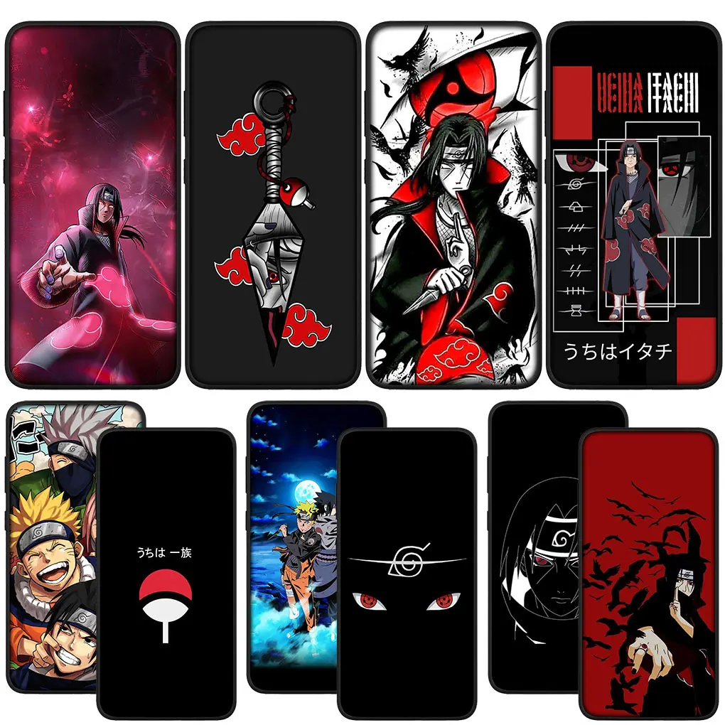 Akatsukis Itachis Uchihas Sasukes Soft Cover Phone for Samsung Galaxy S21 S20 Fe S23 S22 Ultra S8 Plus A12 A13 A21S A71 M21 Case