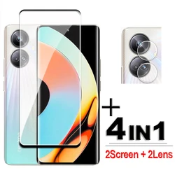 For Realme 10 Pro Plus Glass 3D Curved Screen Protector For Realme 10 11 Pro+ Tempered Glass For Realme 10 11 Pro Plus Lens Film