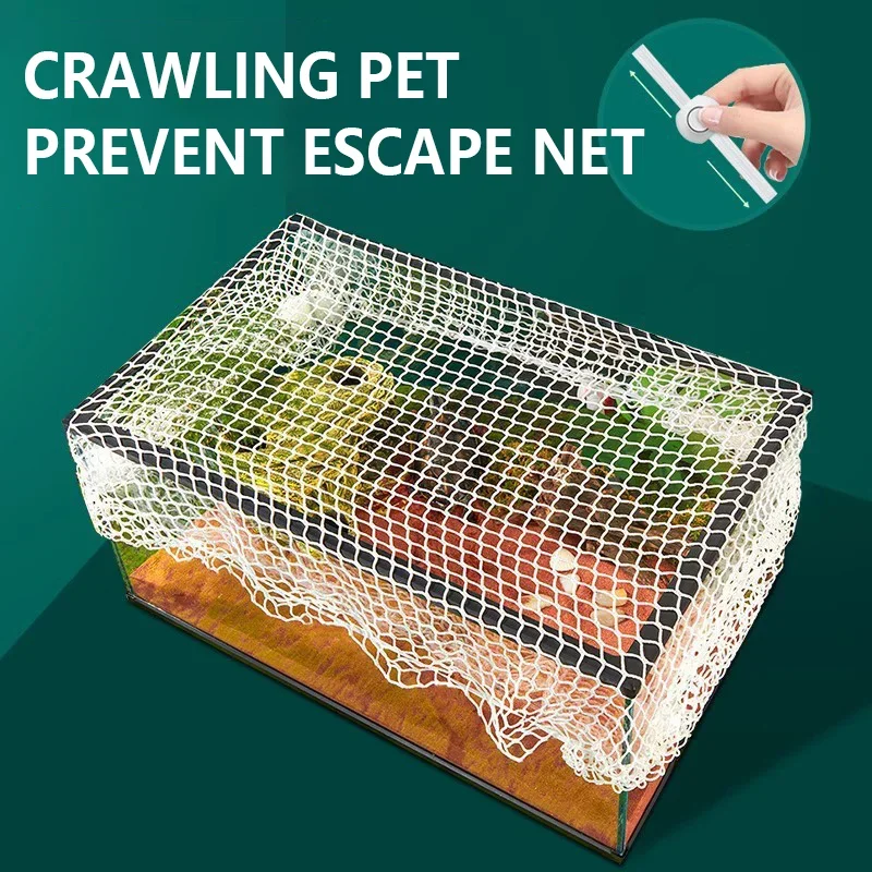 Reptile Breeding Tank Anti-Escape Mesh Cover Aquariums Prevent Fish From Jumping Around Mesh Covers Breeding Box Accessories