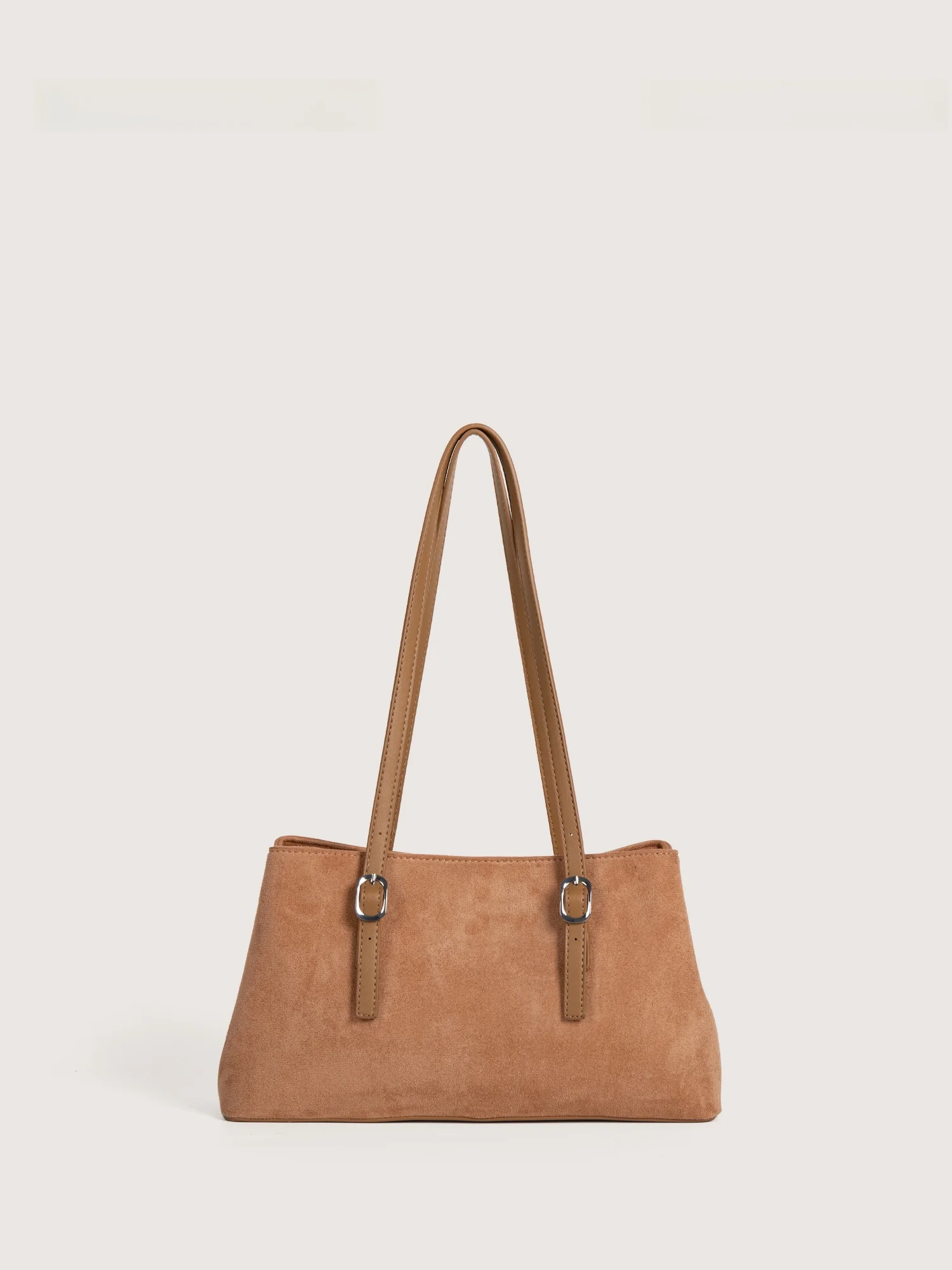 

Peppihome Ретро Высококачественная замшевая сумка подмышки Большая вместительная повседневная универсальная женская сумка через плечо Мягкая магнитная синяя сумка...