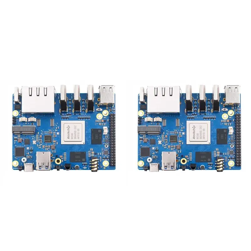 AA08-2X pour Orange Pi 5 Plus 8 Go de RAM, ordinateur monocarte RK3588, module PCIE, Wifi6 externe, carte de développement démonstrative Pi5 Plus