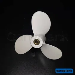 Outboard Boat Motor Aluminum Alloy Propeller for Yamaha Parsun Hyfong Hadisi Hidea Hangkai 3HP 4HP 5HP 6HP 8HP 8 Inch 7 1/2X8-BA
