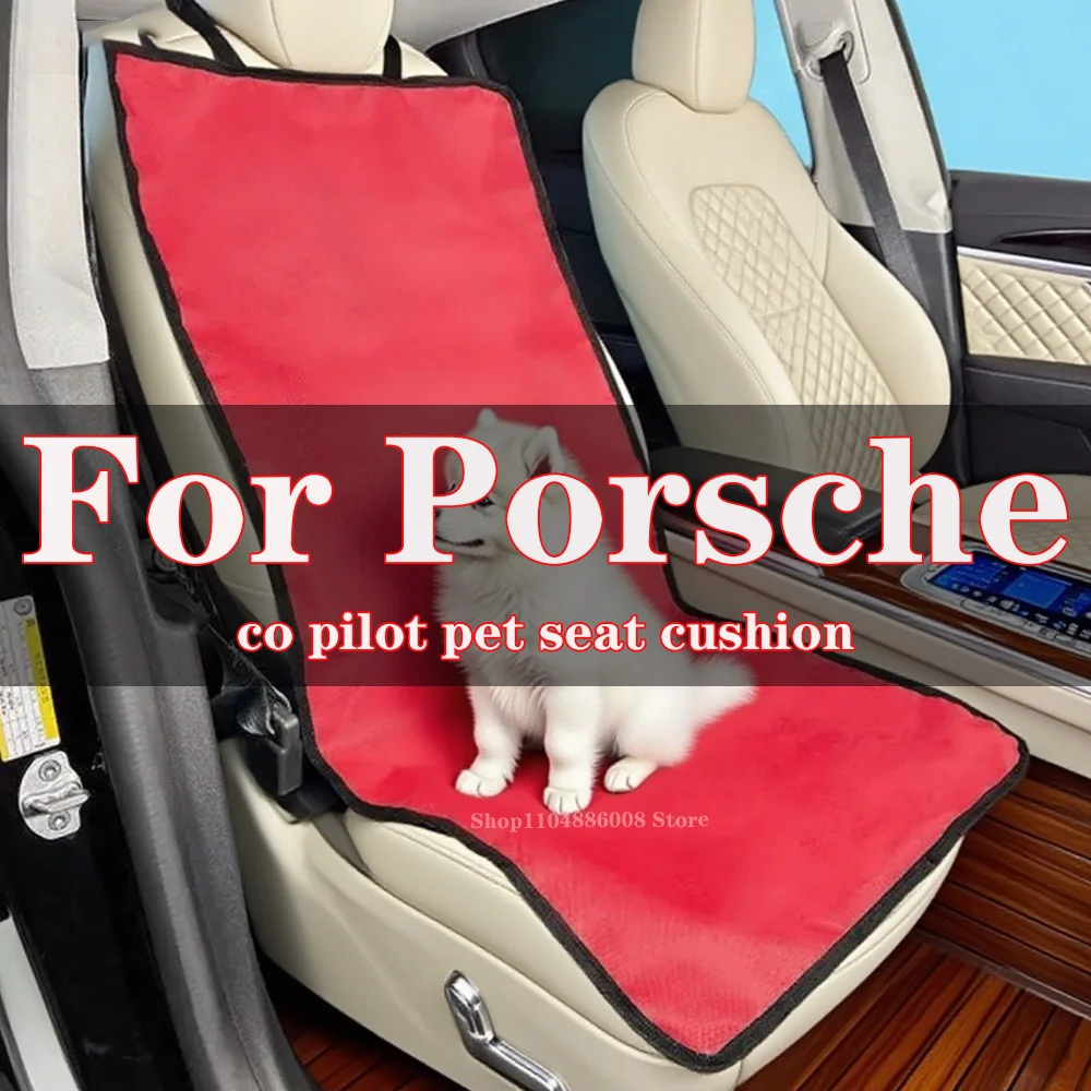 

Car co pilot pet seat cushion, dog cat anti fouling pad, suitable for Porsche 718 911 Panamera Macan Cayenne Taycan accessories