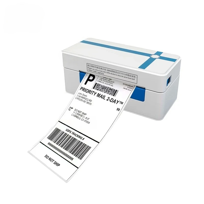 Winpal سطح المكتب طابعة ملصقات الشحن 4x6 بوصة 203 ديسيبل متوحد الخواص USB صانع الحراري للمستودع السريع عالية السرعة 110 مللي متر