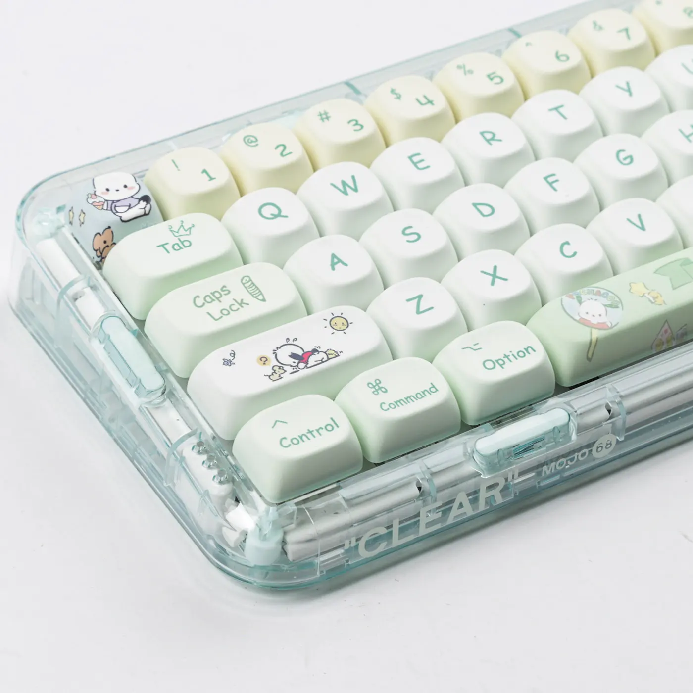 Pacha Dog Keycap Sanrio Cute MOA Height PBT Hot Sublimation Cross Axis Tarantula Mai from VGN Fit