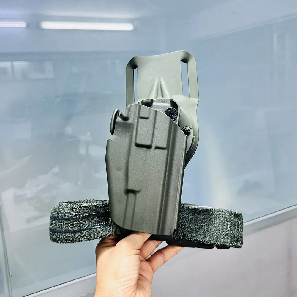 Quick-Release Drop-Down Quick-Draw Tactical Holster for G17 G18 G19 and DX2011 Holster with Leg Straps