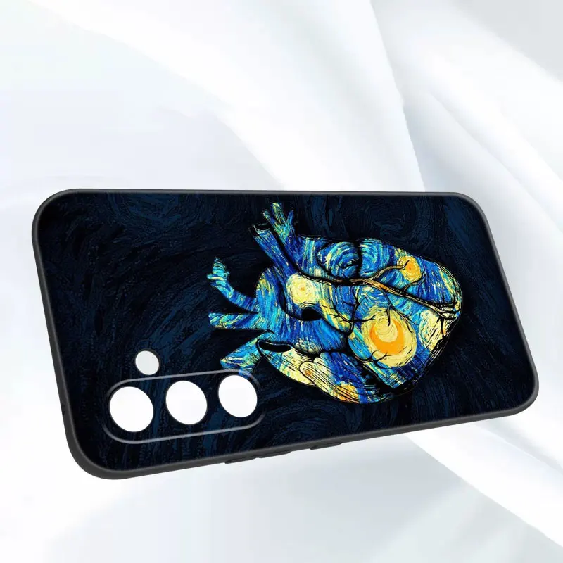 Van Gogh Klimt Kiss Case For Samsung A13 A22 A24 A32 4G A14 A23 A25 A34 A52S A53 A54 A73 5G A11 A12 A31 A33 A50 A51 A70 A71 A72