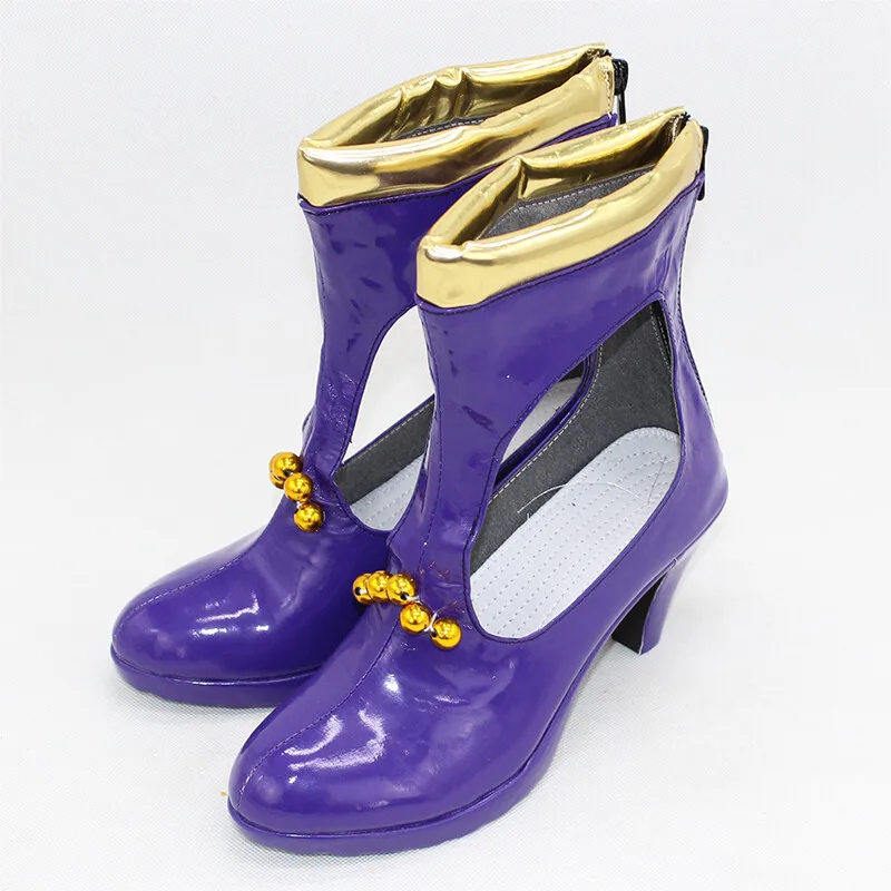 Anime Straw Hat Nico Robin Custom Made Cosplay Shoes Boots Halloween Party