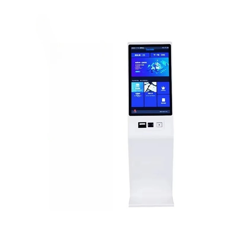 

21,5Интерактивный киоск для сканирования сенсорного экрана со встроенным принтером для установки Windows/Android