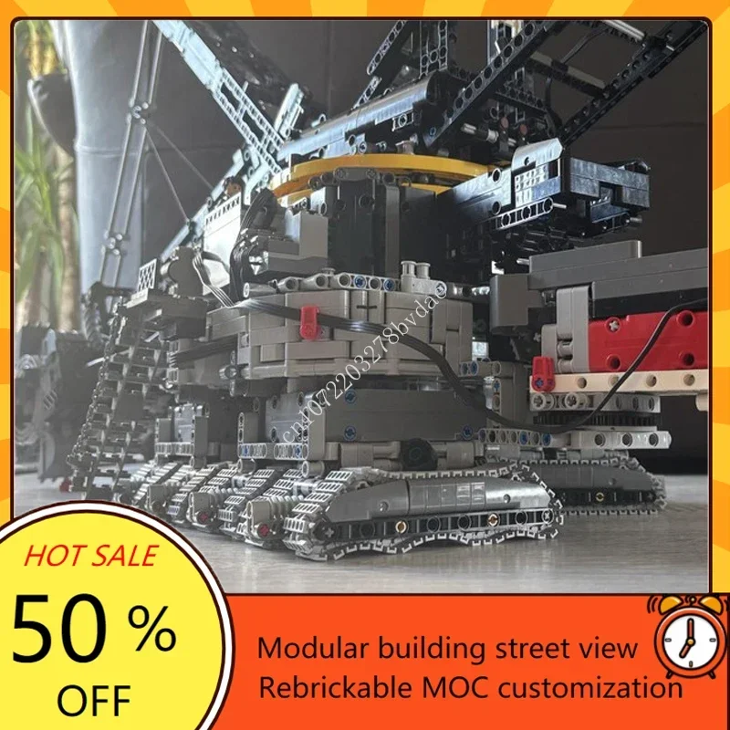 5707 قطعة MOC Krupp Bagger 293 RC حفارة نماذج من الشاحنات ألغاز مخصصة التكنولوجيا الإبداعية الجمعية طفل عيد الميلاد هدية عيد ميلاد #4