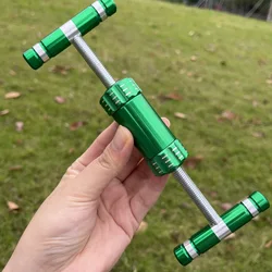 1PC Portable Premium Aluminum Sliver Double Head Herb Press Tool Tobacco Smoking Accessories