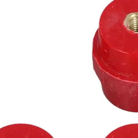 10Pcs Red SM-30 Busbar Insulators For M6 BMC Spacer High Strength Electrical Terminal Block For Power Distribution Cabinet
