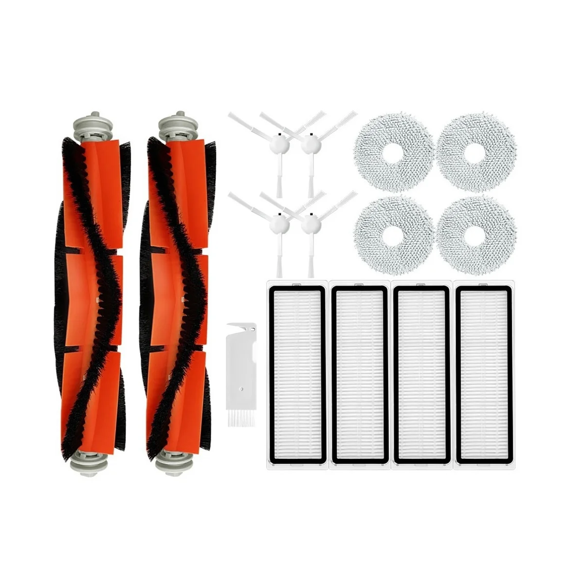 Запчасти для робота-пылесоса Xiaomi S10 + / S10 Plus, аксессуары, основная боковая щетка, фильтр НЕРА, тряпичная салфетка для швабры