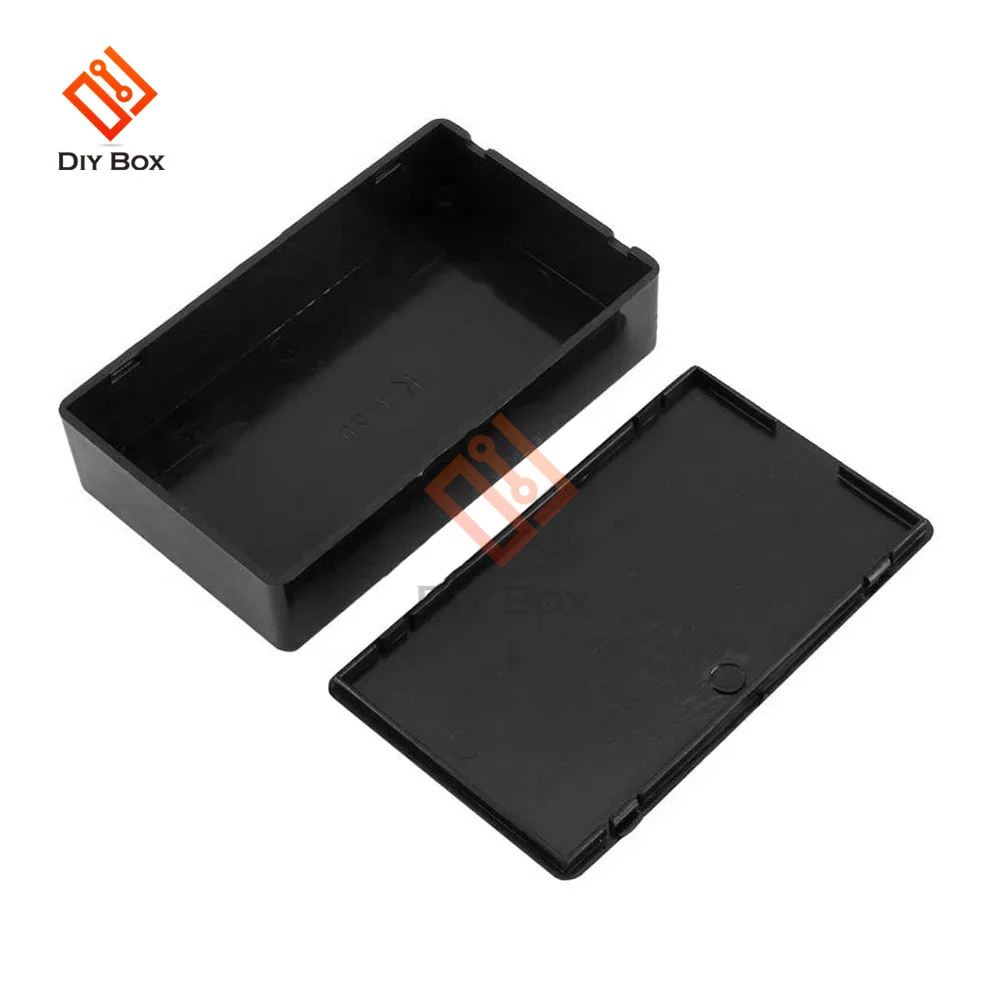 100x60x25mm Plastic Waterproof Cover Electronic Project Instrument Enclosure DIY Box Case Junction Box Housing Black