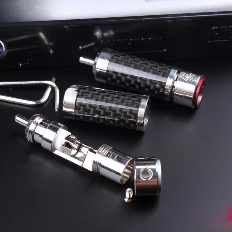 

CF 102 (R) Rhodium Plated Solder Free, Fever RCA Signal Cable Plug