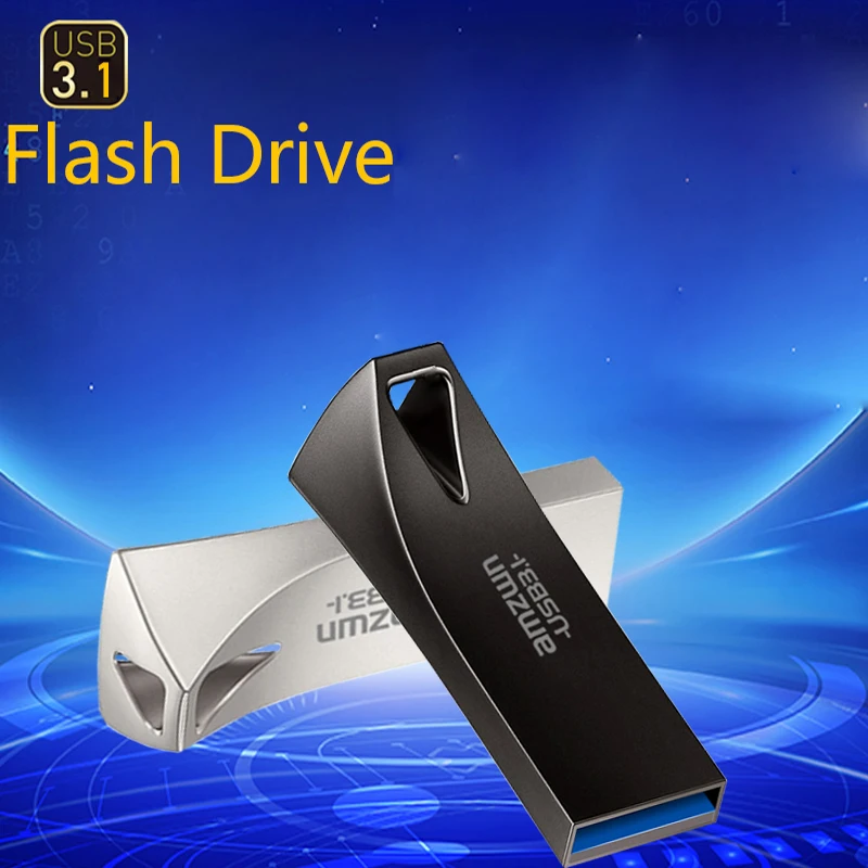 AMZWN USB 3.1 Pendrive 64Gb Memory Stick 32Gb 4Gb Metal Usb Flash Drive 128Gb Pen Drive 64 Gb 8Gb Usb Stick 16 Gb
