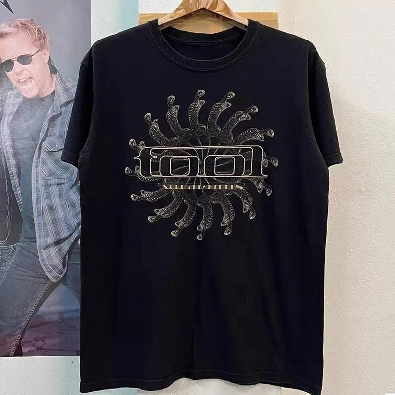 ferramenta-banda-americano-heavy-metal-rock-masculino-e-feminino-manga-curta-camiseta-y2k-rua-algodao-hipsters-em-torno-do-pescoco-meia-manga-mare