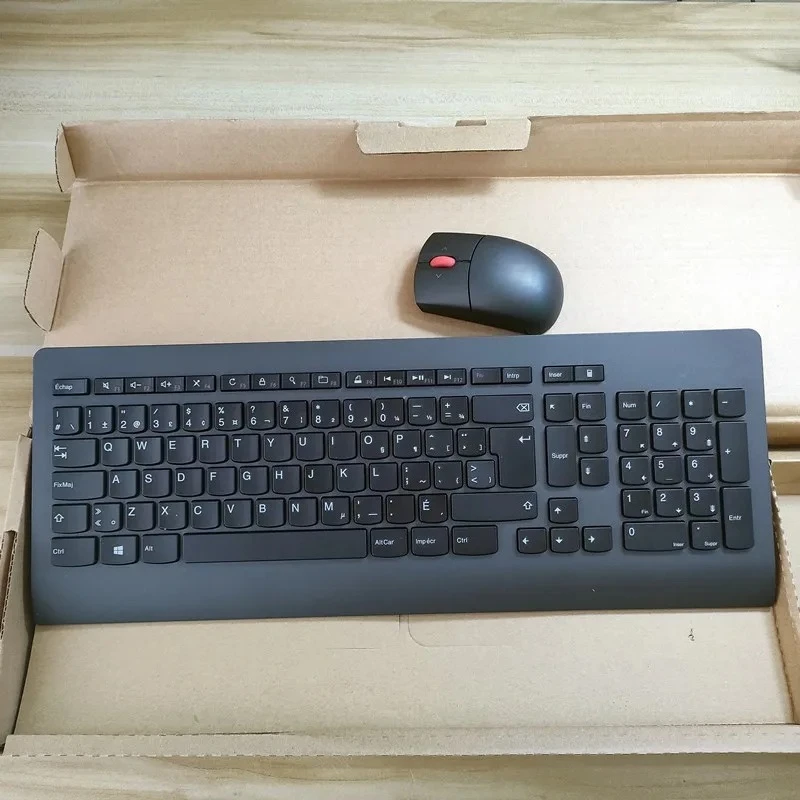 

Canada French layout wireless combo keyboard and mouse For Lenovo KBRF3971 business office