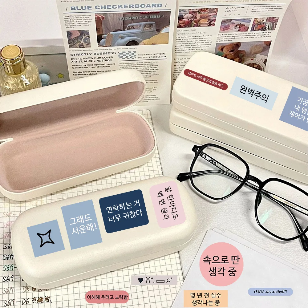 100 قطعة من ملصقات فتاة الكرتون اللطيفة الكورية Kawaii ملصقات شخصية حلوة حساب اليد سجل القصاصات دفتر مذكرات ملصقات صناعة يدوية