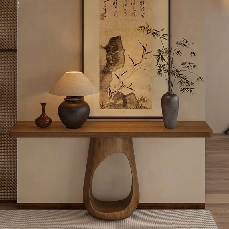 

European Elegant Entryways Table New Chinese Style Storage Console Tables Space Saving Konsola Stolik Living Room Furniture