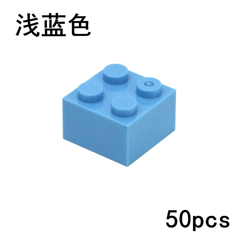 DIY Bausteine Ziegel 2x2 Punkte dicke Figuren Größe 2*2 Punkte kompatibel mit 3003 pädagogischen kreativen Spielzeug für Kinder