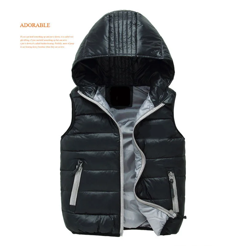 

Kids' Down Vest with Hood – Unisex Winter Puffer Vest for Boys & Girls