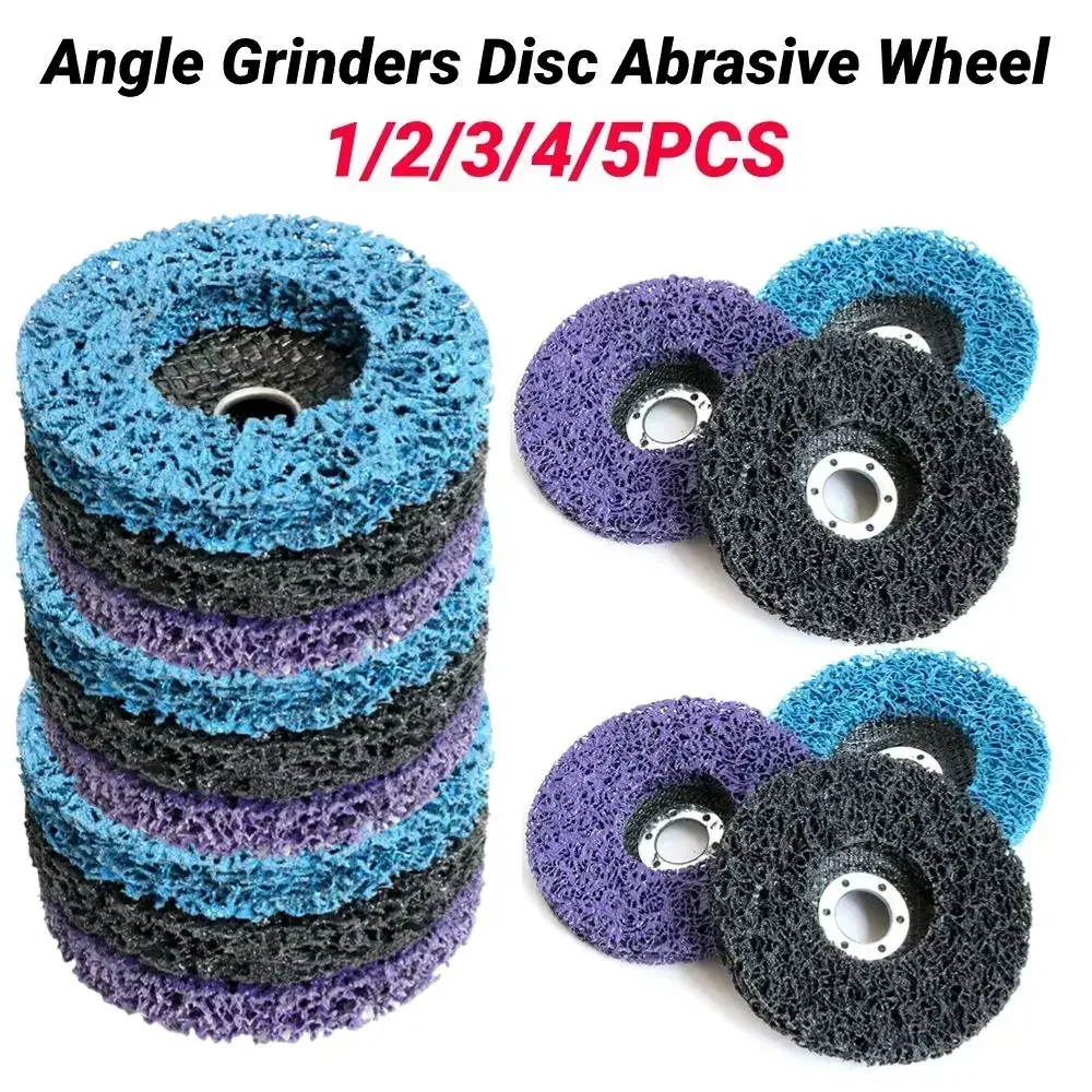 5-1PCS 4inch Strip Discs Stripping Wheel Angle Grinders Disc Abrasive Wheel Remove Paint Rust Removal Clean For Angle Grinder