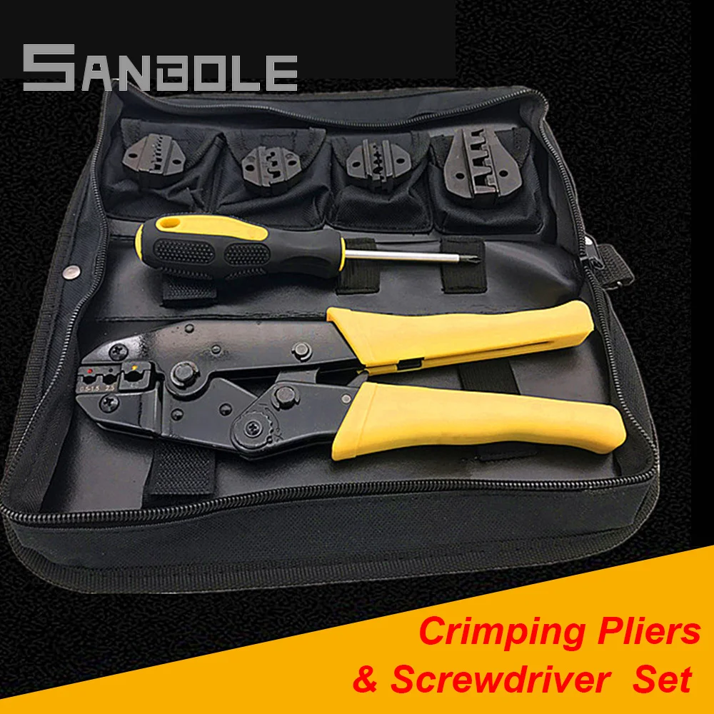 

Hand Tool Kit A30J Set Combination Pliers And Screwdriver For Crimping Cutting Stripping Wire Electrician