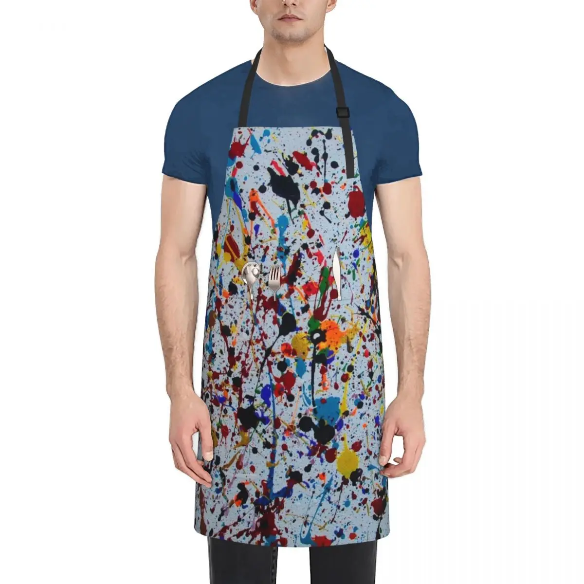 

Splatter Paint Apron Salon barber men Apron