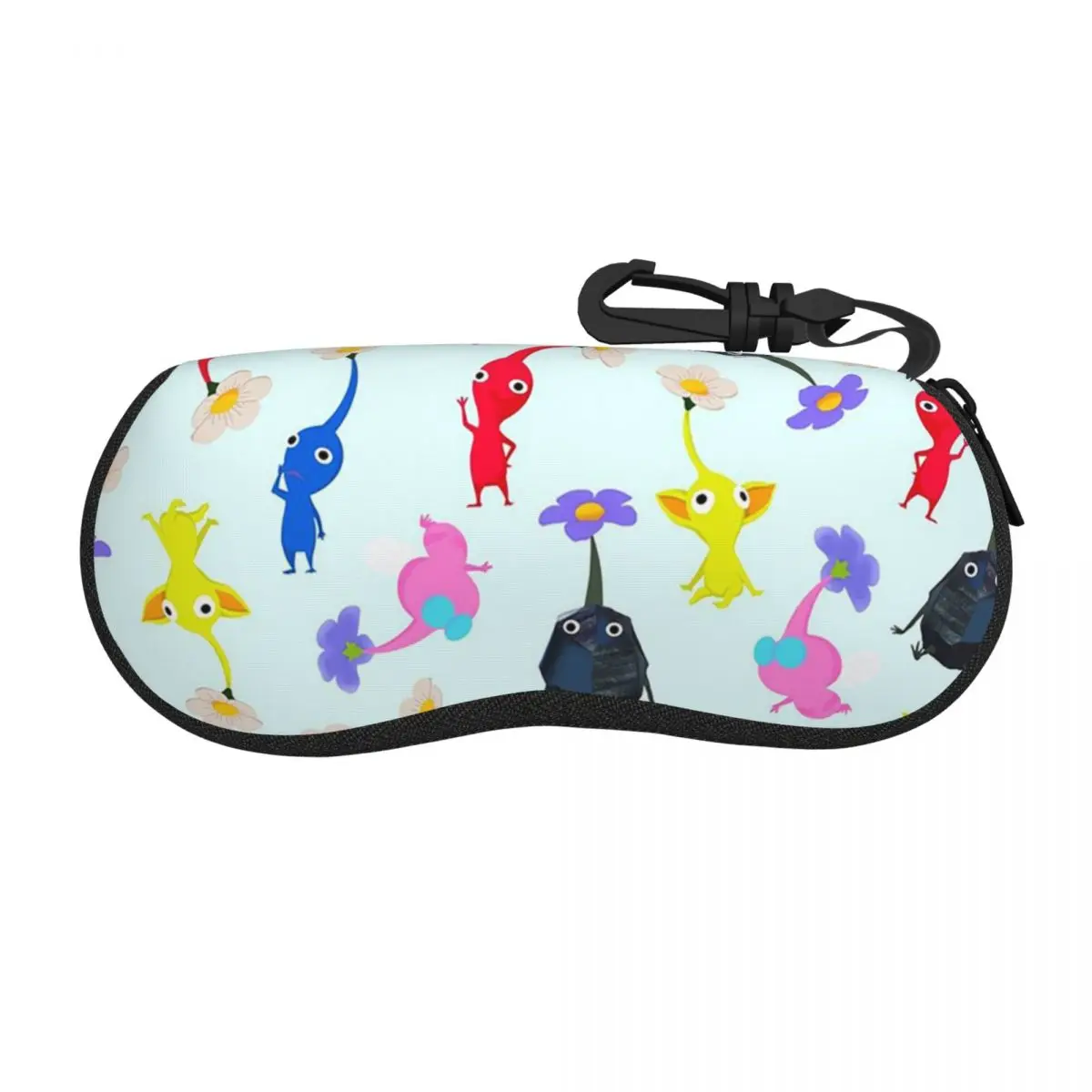 Pikmin Shell Glasses Case Portable Sunglasses Box Women Men Soft Eyeglasses Bag Pouch