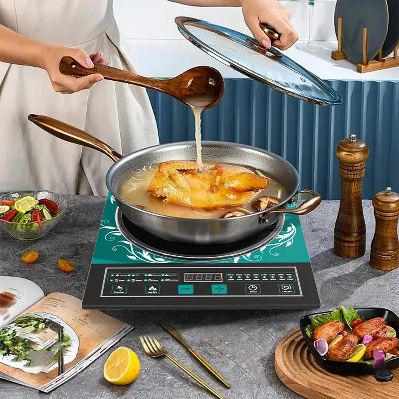 طباخ التعريفي المحمول المنزلية الذكية مقاوم للماء لوحة طباخ التعريفي اللمس
