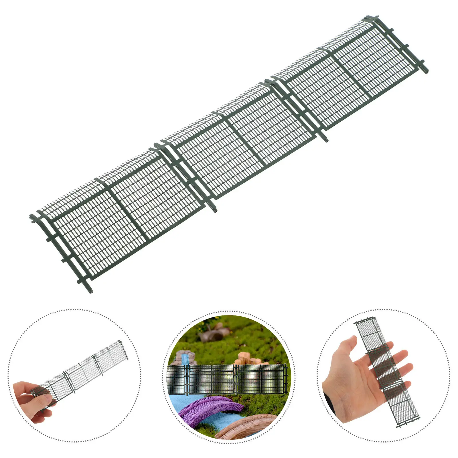 Miniature Landscape Railings for Garden Decor Small Fence for DIY Terrarium Scene Modeling Micro Scenery Accessories - view 4