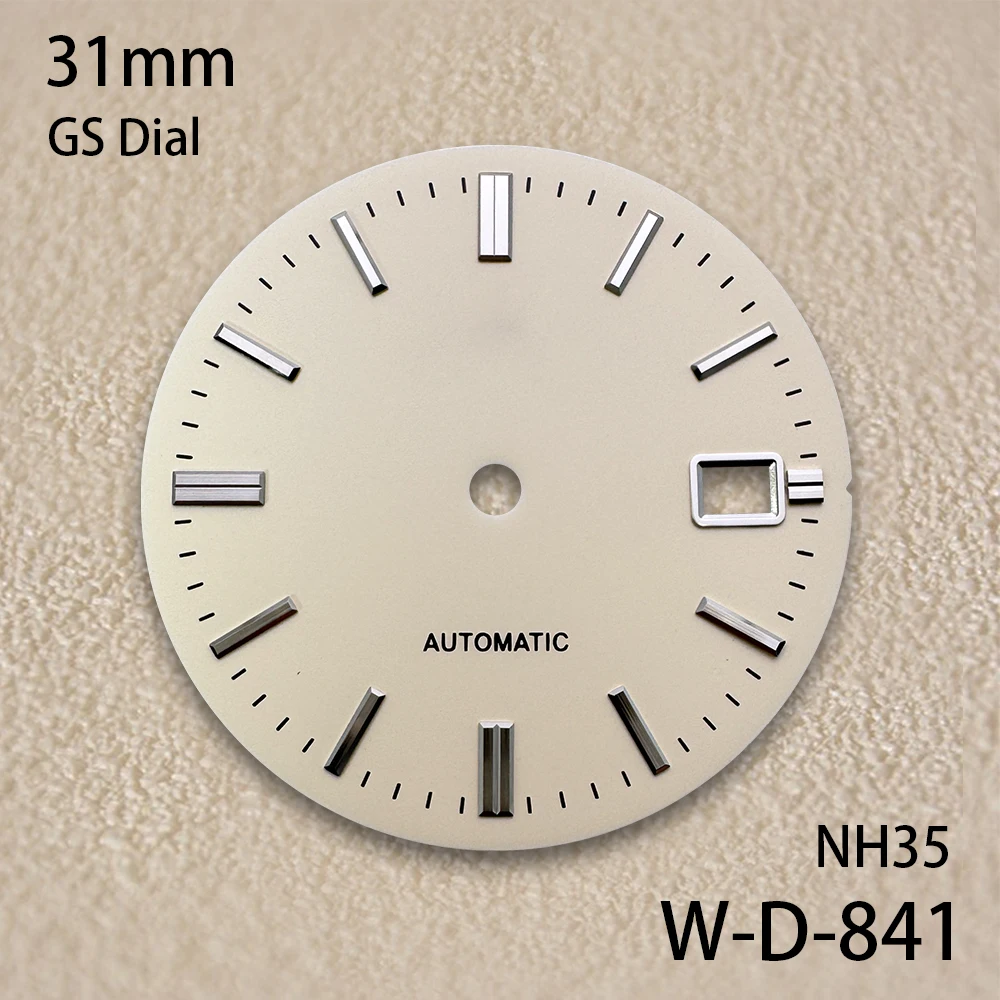 31mm S/GS Logo GMT Dial Fit NH34/NH35 Japanese Movement Suitable For 39.5mm Watch Case Watch Modified Accessories