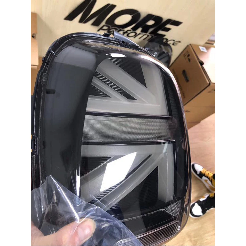 Brand New ABS Material Black Union Jack Style LED Tail Light Replacement part for mini cooper F56 F55 F57 (2 Pcs/Set)