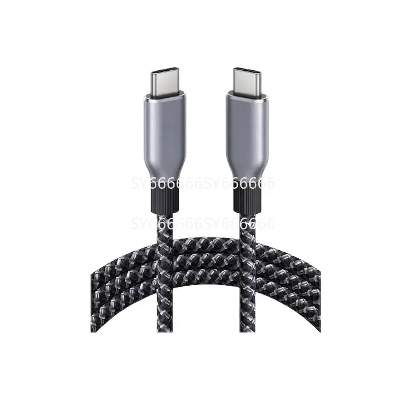 New Luxury 240W USB C‑C Braided Cable Compatible With Anker 300000 Bends PD3.1 Fast Charge High Low Temp Resistant