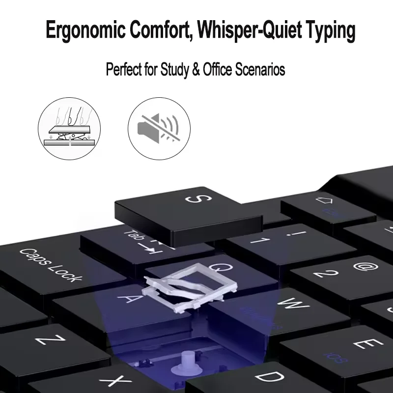 Wireless Trackpad Portable Keyboard for iPad Mini Air Pro iPhone Huawei Lenovo Samsung Smartphone Phone Tablet iOS Android image 4
