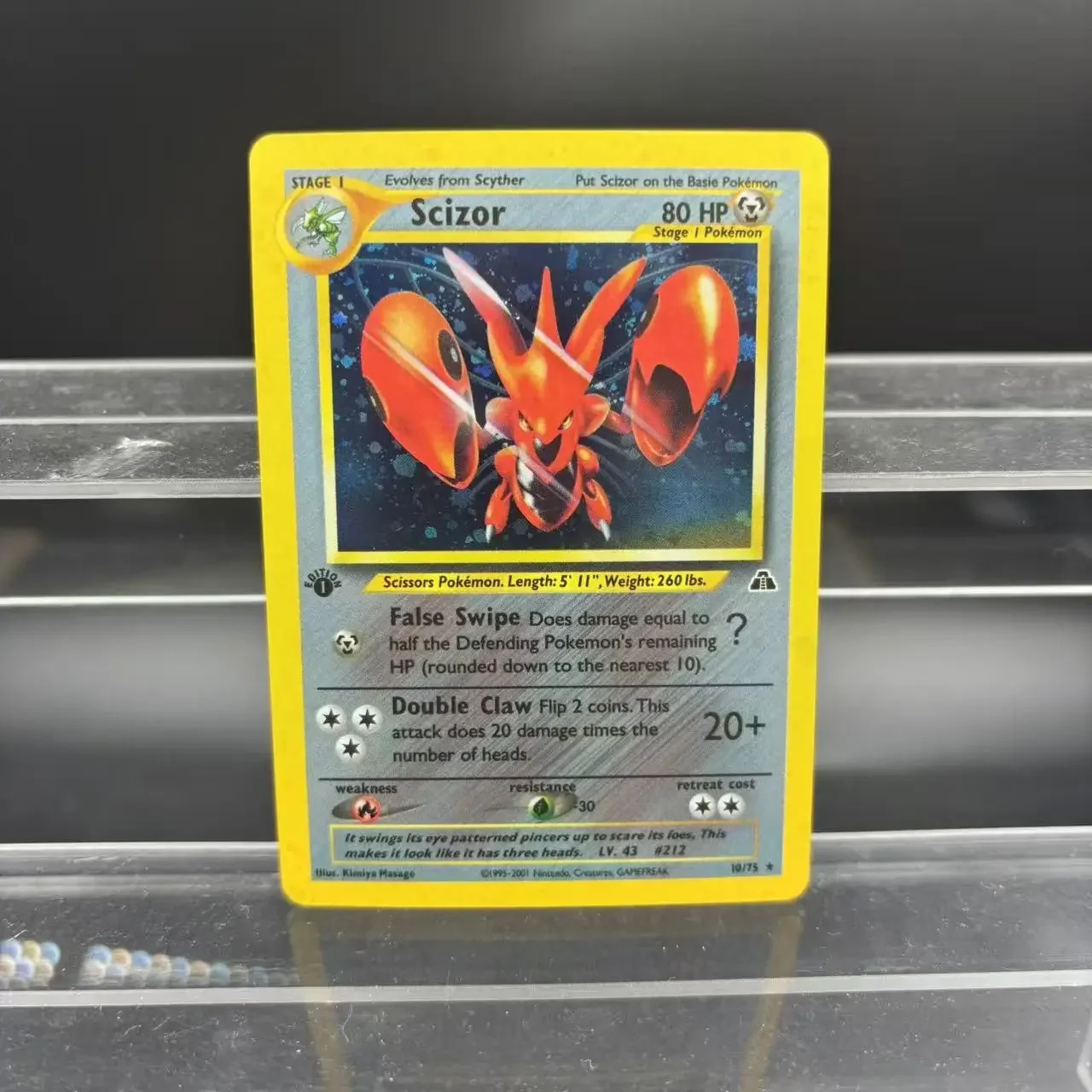 PTCG لتقوم بها بنفسك جمع بطاقات Unown Ursaring Scizor Smeargle EN بطاقة واحدة ذاتية الصنع لعبة كلاسيكية أنيمي بطاقة هدية لعبة