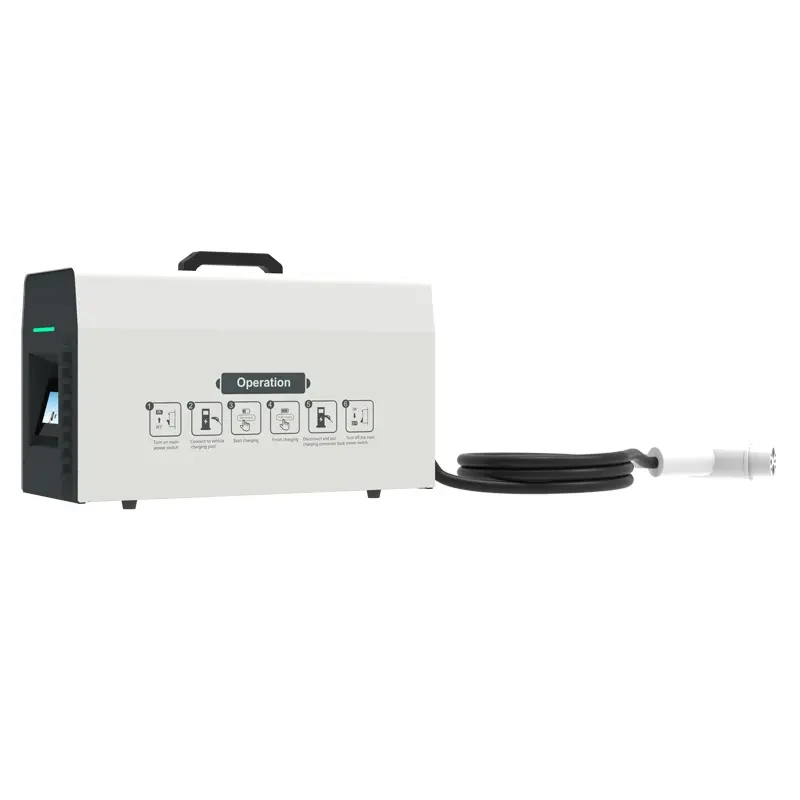 Smart Portable DC EV Charging Box Board 7KW to 15KW, Movable Fast Charging Station Supporting CCS1 CCS2 GB/T Standard