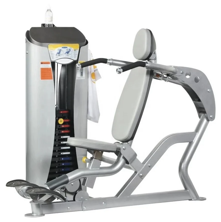 

Functional Trainer Strength Training Gym Fitness Equipment Pin Loaded Seated Commercial Shoulder Press